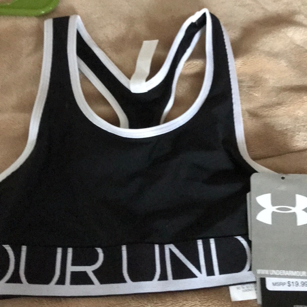 Girls under armor sports bra